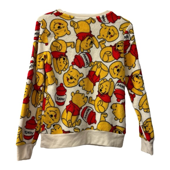 5/$25 Disney Winnie The Pooh Hunny Long Sleeve Pajama Top Women’s XS - Picture 2 of 3